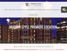 Tablet Screenshot of halsteadtowerbywindsor.com